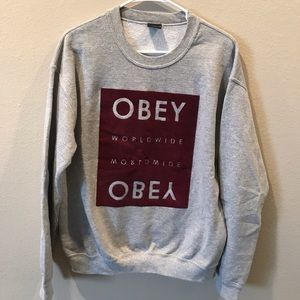 OBEY pullover sweater